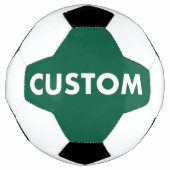 Custom Personalized HUNTER GREEN Football Voetbal (Voorkant)