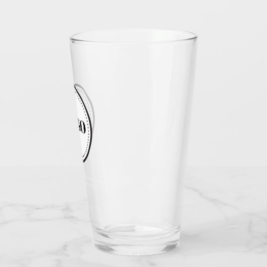 Custom Personalized Logo and Text Beer Glasses Glas (Links)