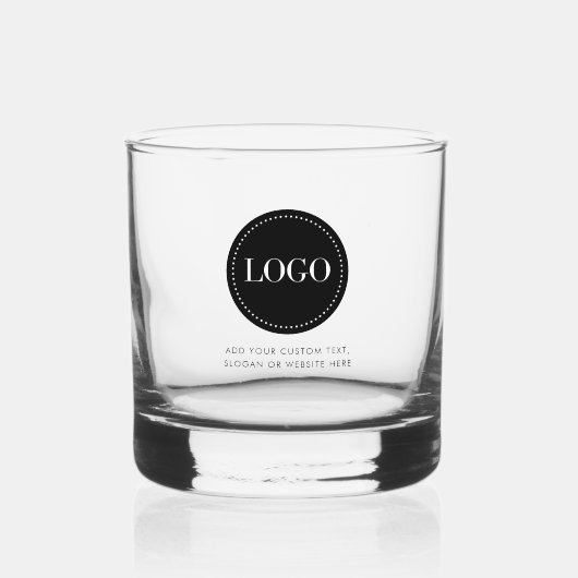 Custom Personalized Logo and Text Whiskey Glasses Whisky Glas (Voorkant)