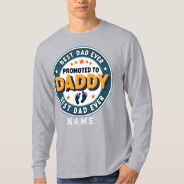 Custom Personalized Name Gift for Dad T-shirt