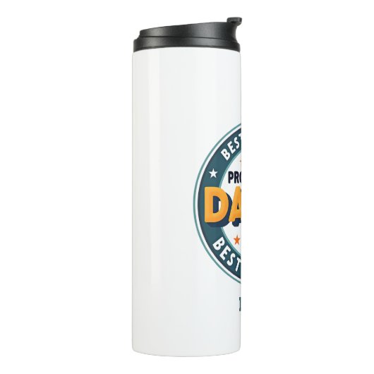 Custom Personalized Name Gift for Dad Thermosbeker (Gedraaid links)