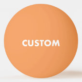 Custom Personalized ORANGE Table Tennis Pingpongbal (Voorkant)