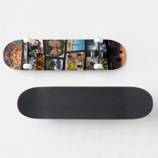 Custom Personalized Photo Collage Skateboard (Horizontaal)