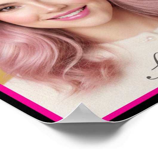 Custom Personalized Photo Matte Poster Print (Hoek)