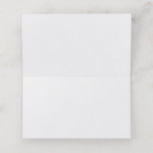 Custom Personalized Place Cards Blank Template Plaatskaartje (Binnenkant ongevouwen)