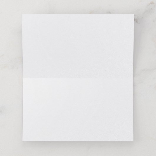 Custom Personalized Place Cards Blank Template Plaatskaartje (Binnenkant ongevouwen)