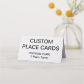 Custom Personalized Place Cards Blank Template Plaatskaartje (Voorkant)