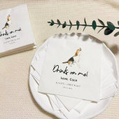 Custom Pet Beagle Wedding Servet