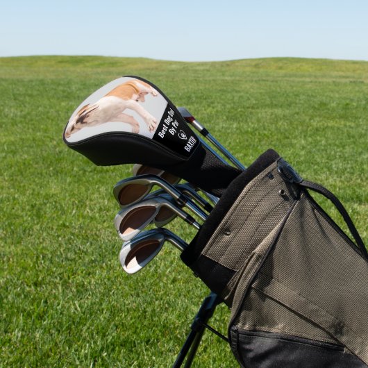 Custom Pet Bulldog hond foto gepersonaliseerd Golfheadcover (Insitu)
