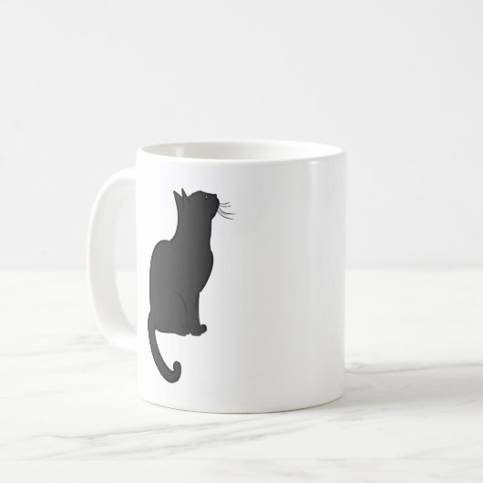 Custom Pet CAT Photo Mug Koffiemok (Voorkant links)