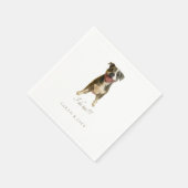 Custom Pet Custom Bruno 3 Wedding Napkins Servet (Hoek)