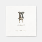 Custom Pet Custom Bruno Wedding Napkins Servet (Voorkant)