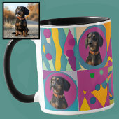 Custom Pet Dachshund or Your Photo Cute Dog Mom Mok