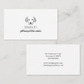 Custom Pet Delivery Service Visitekaartje (Voorkant / Achterkant)