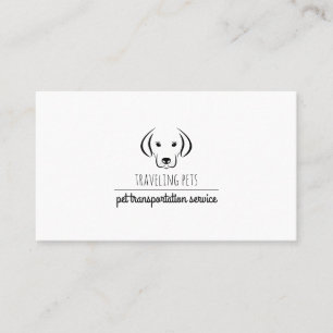 Custom Pet Delivery Service Visitekaartje