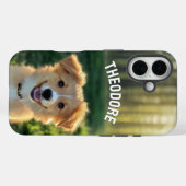 Custom Pet Dog Foto en Naam Case-Mate iPhone Case (Achterkant (horizontaal))