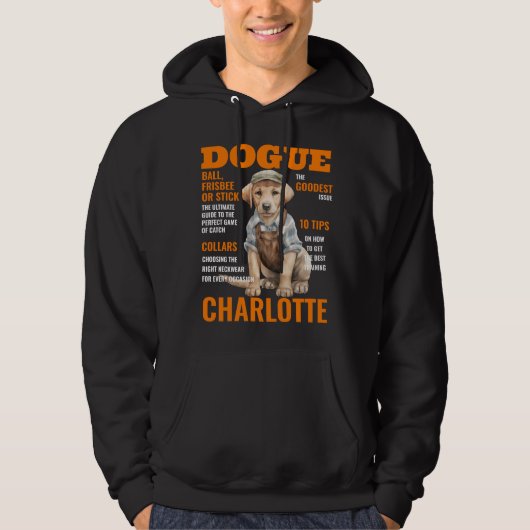Custom Pet Dog Foto gepersonaliseerd Schattige Hoodie (Voorkant)