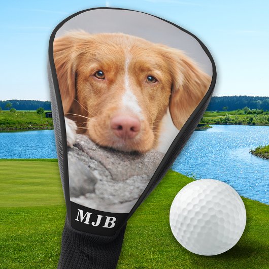 Custom Pet Dog Foto Schattige Fun Gepersonaliseerd Golfheadcover