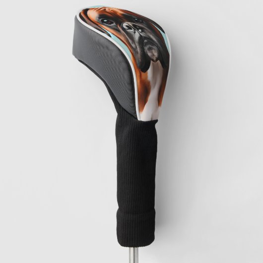 Custom Pet Dog Photo Boxer Golfheadcover (Schuin)