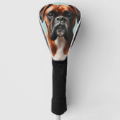 Custom Pet Dog Photo Boxer Golfheadcover (Voorkant)
