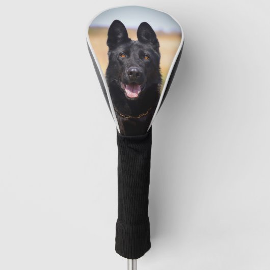 Custom Pet Dog Photo German Shepherd Golfheadcover (Voorkant)