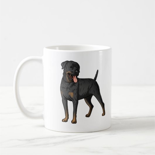 Custom Pet Dog Photo Mug Koffiemok (Links)