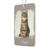 Custom Pet Foto - Dubbelzijdige auto Luchtverfrisser (Links)