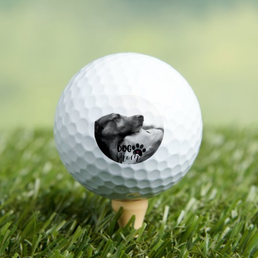 Custom Pet Foto Hond Mam Keepsake Golfballen (Insitu Shirt)