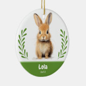 Custom Pet Foto met tak Keramische Orn Keramisch Ornament (Rechts)