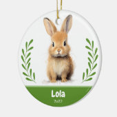 Custom Pet Foto met tak Keramische Orn Keramisch Ornament (Links)