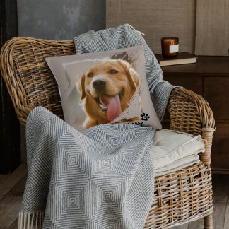 Custom Pet Friends Foto & Naam Sierkussen Gift