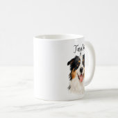 Custom Pet from Photo & Name – Personalized Dog Koffiemok (Voorkant rechts)