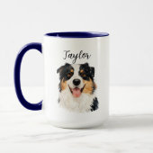 Custom Pet from Photo & Name – Personalized Dog Mok (Links)