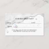 Custom Pet Groomer Appointment Card Visitekaartje (Achterkant)