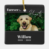 Custom Pet Memorial Foto Keramisch Ornament (Voorkant)