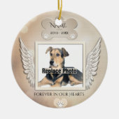 Custom Pet Memorial Keramisch Ornament (Voorkant)