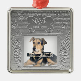 Custom Pet Memorial Metalen Ornament