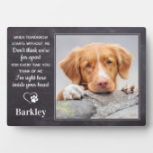Custom Pet Memorial - Pet Loss Gift - Herdenking Fotoplaat (voorkant)