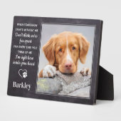 Custom Pet Memorial - Pet Loss Gift - Herdenking Fotoplaat (Zijkant)