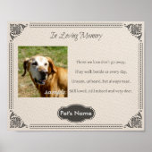Custom Pet Memorial Poem - Poster (Voorkant)