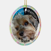 Custom Pet Memorial Rainbow Bridge Keramisch Ornament (Rechts)