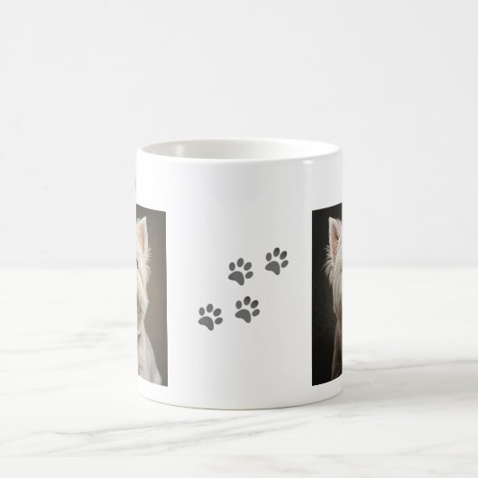 Custom Pet Mug Using Your Photo & Name Koffiemok (Center)