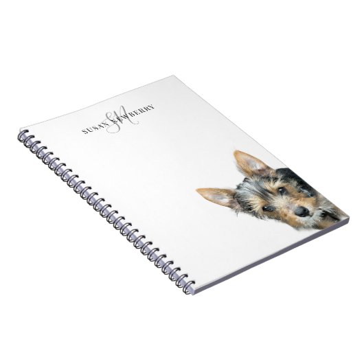 Custom Pet Personalized Monogram Notitieboek (Rechterzijde)
