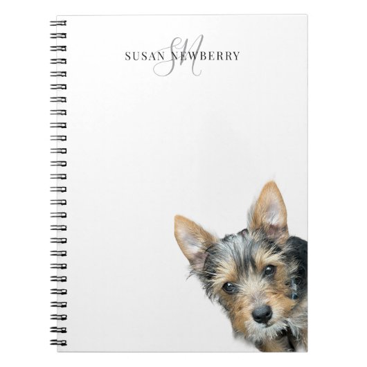 Custom Pet Personalized Monogram Notitieboek (Voorkant)