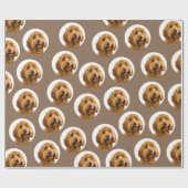 Custom Pet Photo Cadeaupapier (Vlak)