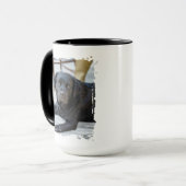 Custom Pet Photo Coffee Mug Dog Lover Gift Modern Mok (Voorkant links)
