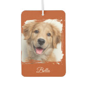 Custom Pet Photo - Dubbelzijdige auto Luchtverfris Luchtverfrisser (Voorkant)