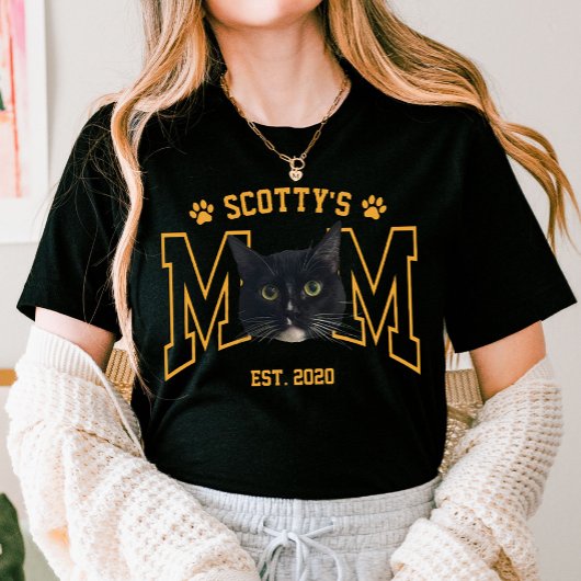 Custom Pet Photo Face for Dog Dad Cat Dad T-shirt