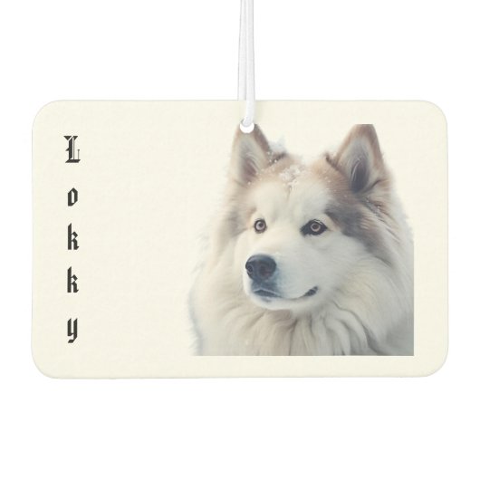 Custom Pet Photo Freshener Luchtverfrisser (Voorkant)