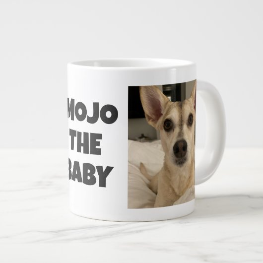 Custom Pet Photo Mok – Gepersonaliseerde hond of k (Voorkant rechts)